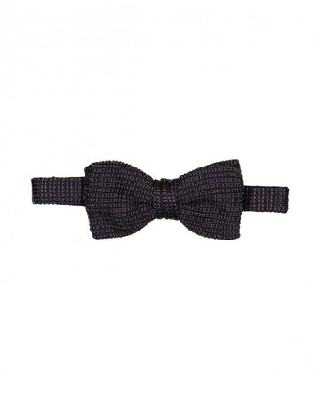 Dark Blue Bow Tie 100% Silk